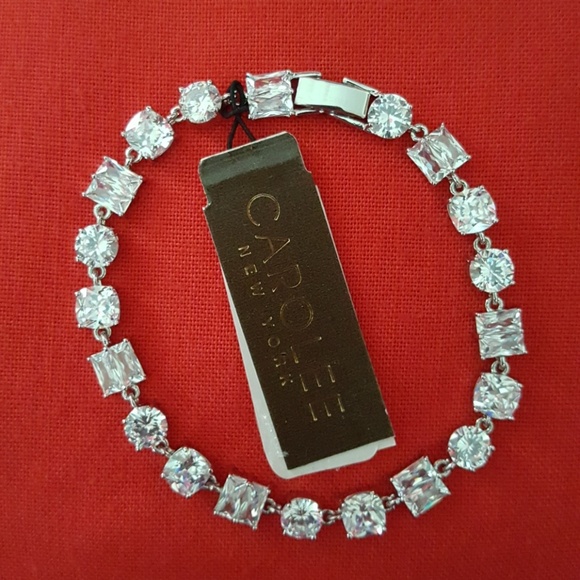 BRAND NEW CAROLEE CRYSTAL CZ FLEX BRACELET - Picture 2 of 8